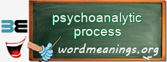 WordMeaning blackboard for psychoanalytic process